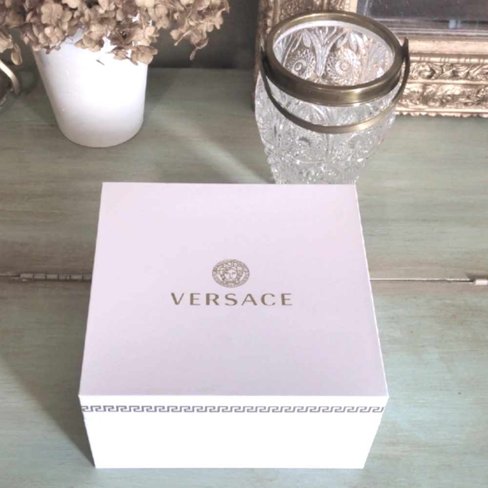Versace White Box with Gold Detailing
